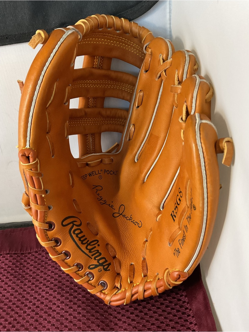 Rawlings RSG8 Reggie Jackson Pro Model Rt Hand Baseball Glove New Rare Vintage
